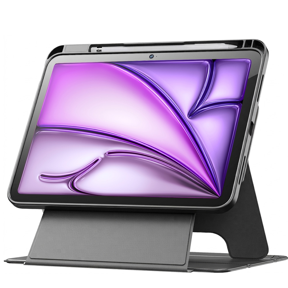 VISBYH 비스비 아이패드에어11 M4 8세대 플렉스뷰 마그네틱 거치대케이스 분리형 가로세로회전스탠딩, 다크 그레이, 1 79,700원