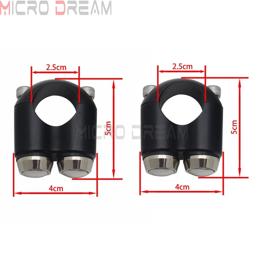 자토바이 호환 듀얼 순간 버튼 오토바이 7/8 "& 핸들 바 제어 스위치 경적 전동 시작 킬 램프 라이트 ON OF 41,360원