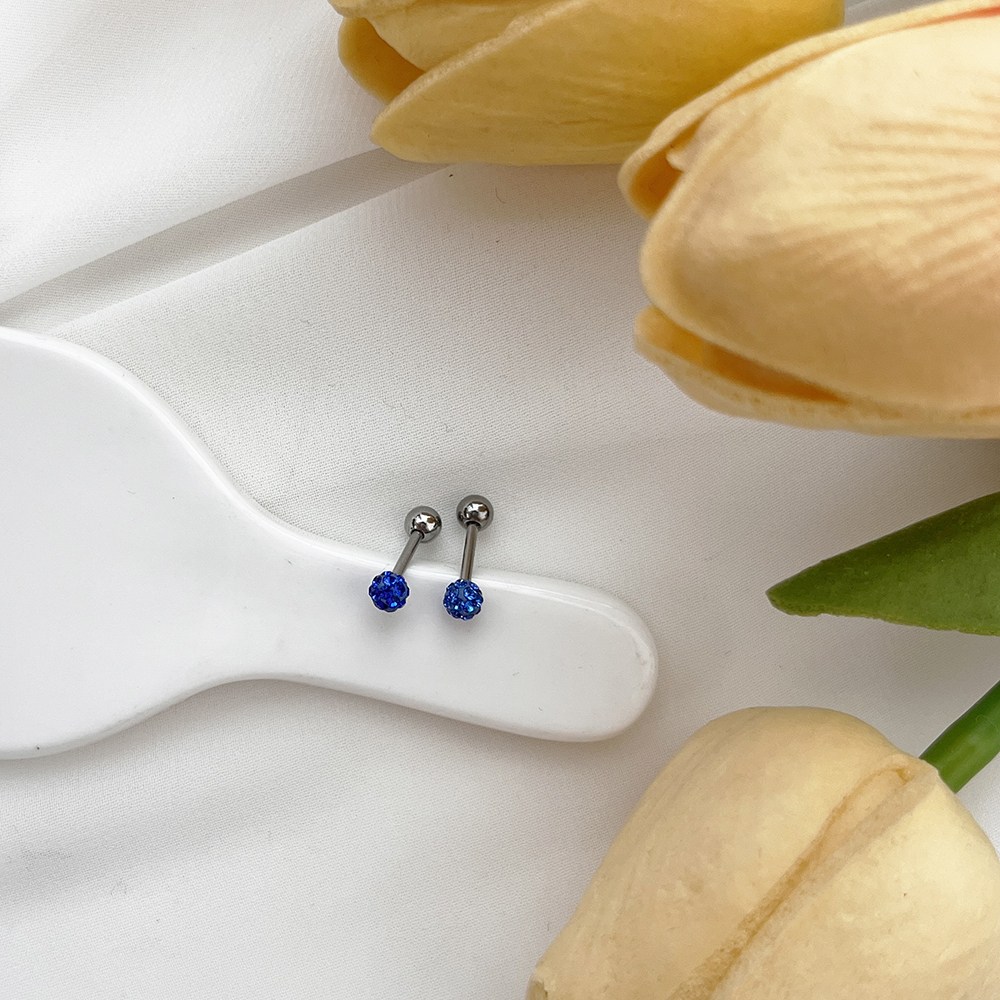 미다미 [2P] 4mm 점토볼 8mm바 큐빅볼 피어싱세트 6,900원