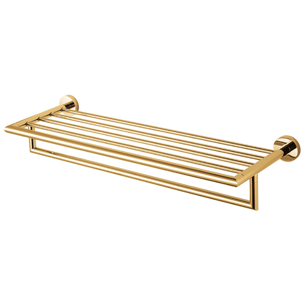 욕실 수건걸이선반 라우체 써클 02-550G 골드 2단 수건걸이 스테인리스스틸 130,000원