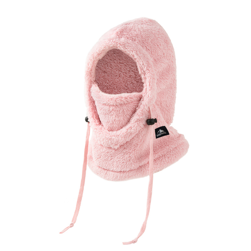 플리스 바라클라바 겨울 넥워머 겨울바라클라바 남성 바라클라바, 1개, 분홍색 19,500원