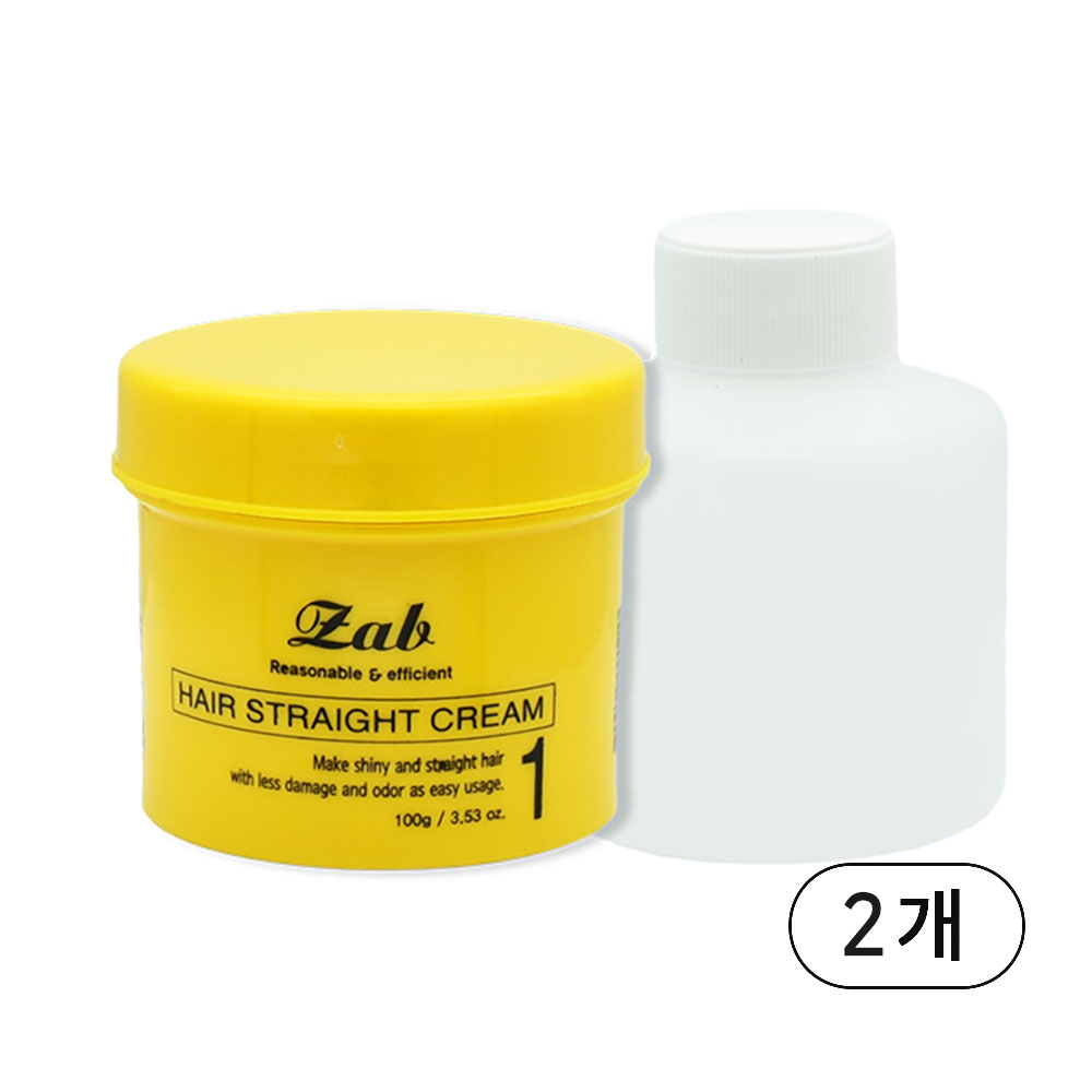 자브 모나리자 자브 헤어 스트레이트크림 1제2제 각 100ml, 2개, 100ml 5,980원