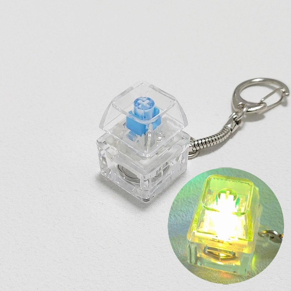 공주세상 LED 키캡 키링 1구 키보드 키링 4,600원