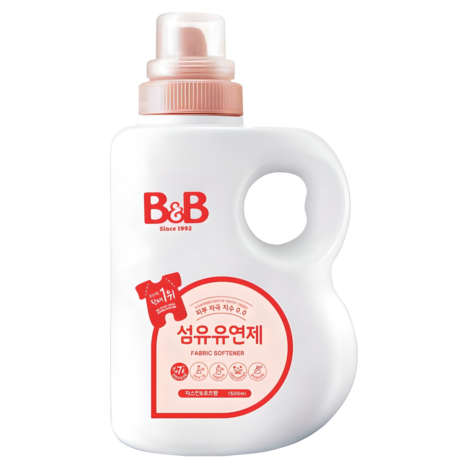 비앤비 섬유유연제 자스민 앤 로즈 본품, 1.5L, 1개 7,760원