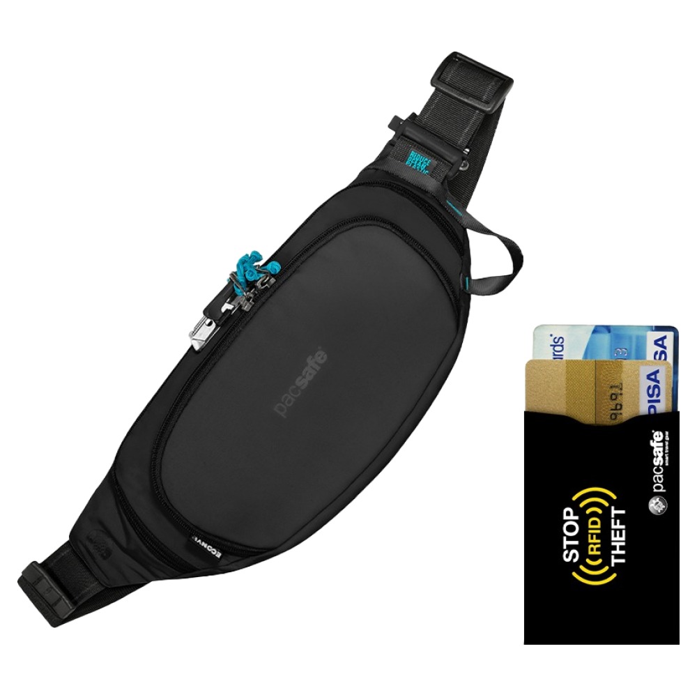 팩세이프 힙색 겸용 도난방지 슬링백 + RFID차단 카드슬리브 세트 142,000원