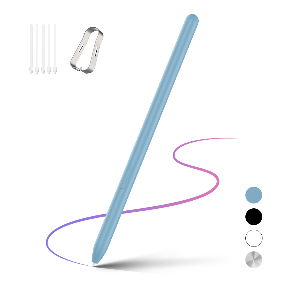 잼제이크 삼성 갤럭시탭 S펜 S6~S11시리즈 호환 와콤 EMR 방식 터치펜 P1, 1개, 더스티 블루 38,000원