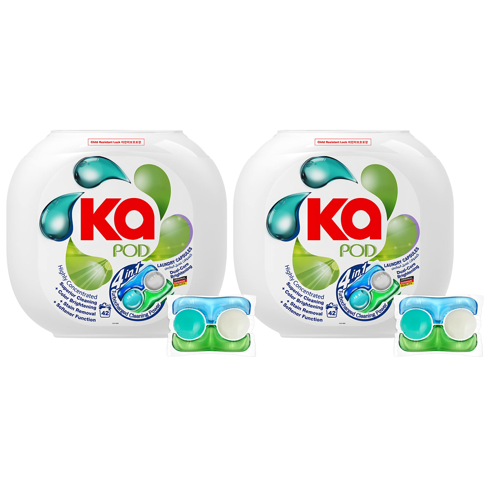 카포드 브라이팅 초고농축 세탁 섬유유연제겸용캡슐세제, 42개입, 2개 53,800원