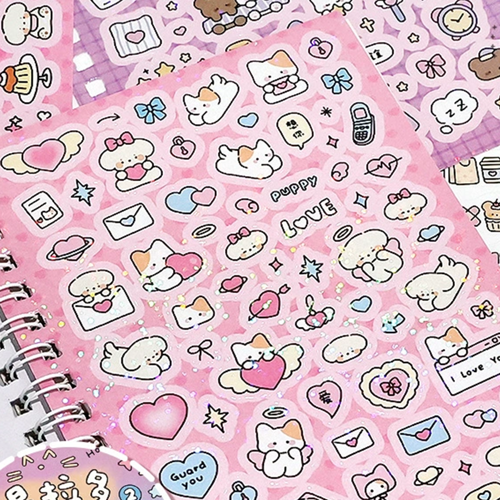 다꾸 스티커북 다이어리꾸미기 미니스티커 세트 방수 귀여운 감성 데코스티커, 1개, 스티커북 2번 9,400원