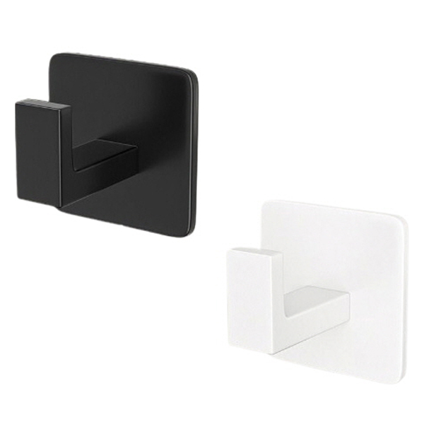 피어니스트 사각 인테리어 무타공걸이 2종 세트, 블랙, 화이트, 1세트 11,600원