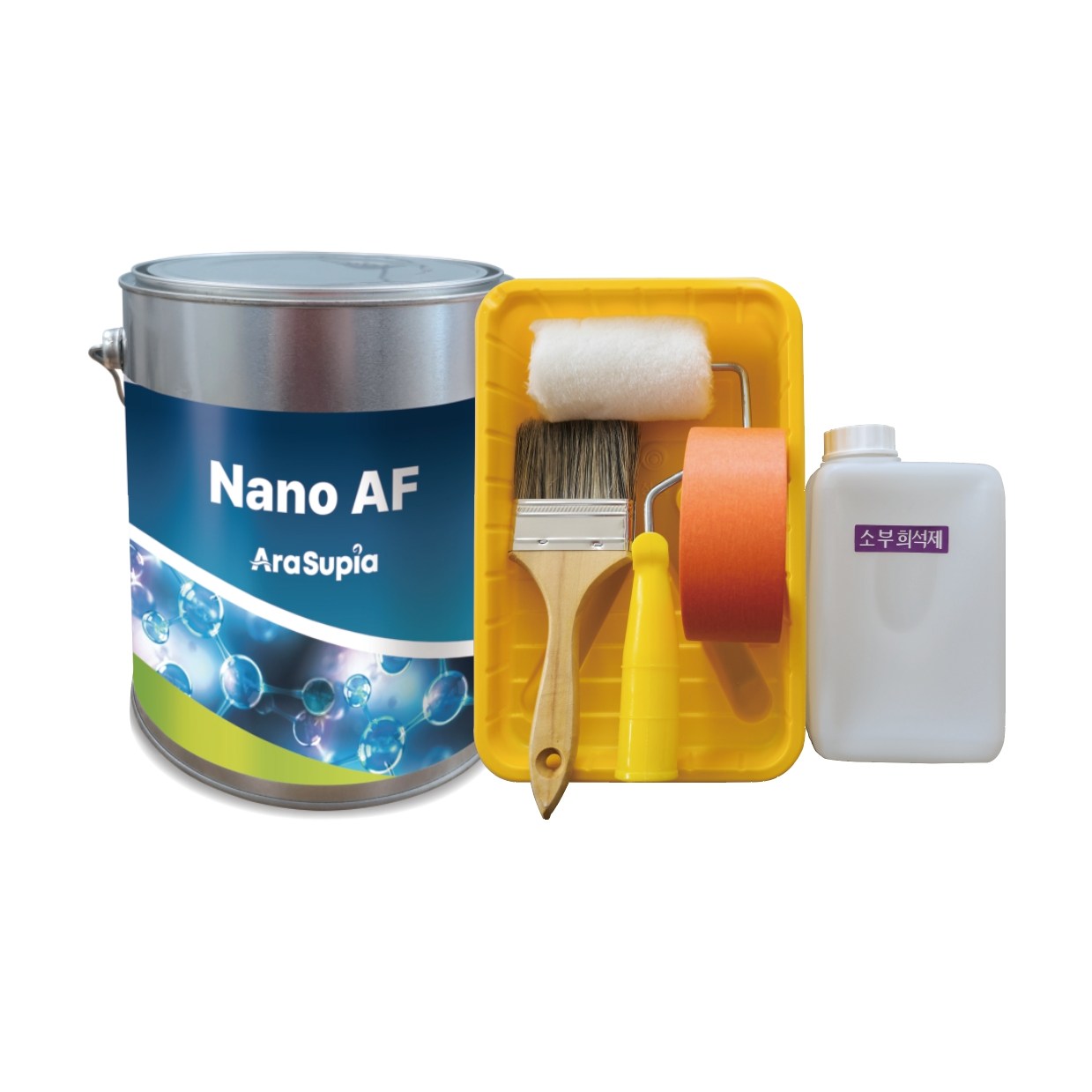 선박용 방오 페인트 (Nano AF) 적갈색 4L 및 도장 물품 일체, 4L, 1개, 적갈색 95,000원