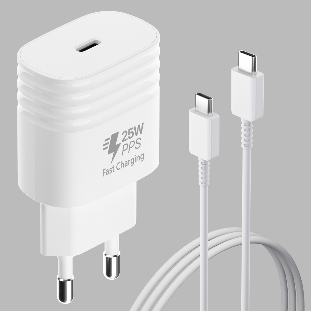 탐사 x 솔루엠 (삼성전기 스핀오프) PD25W PPS C타입 1포트 초고속 충전기 + CtoC 케이블 7,990원