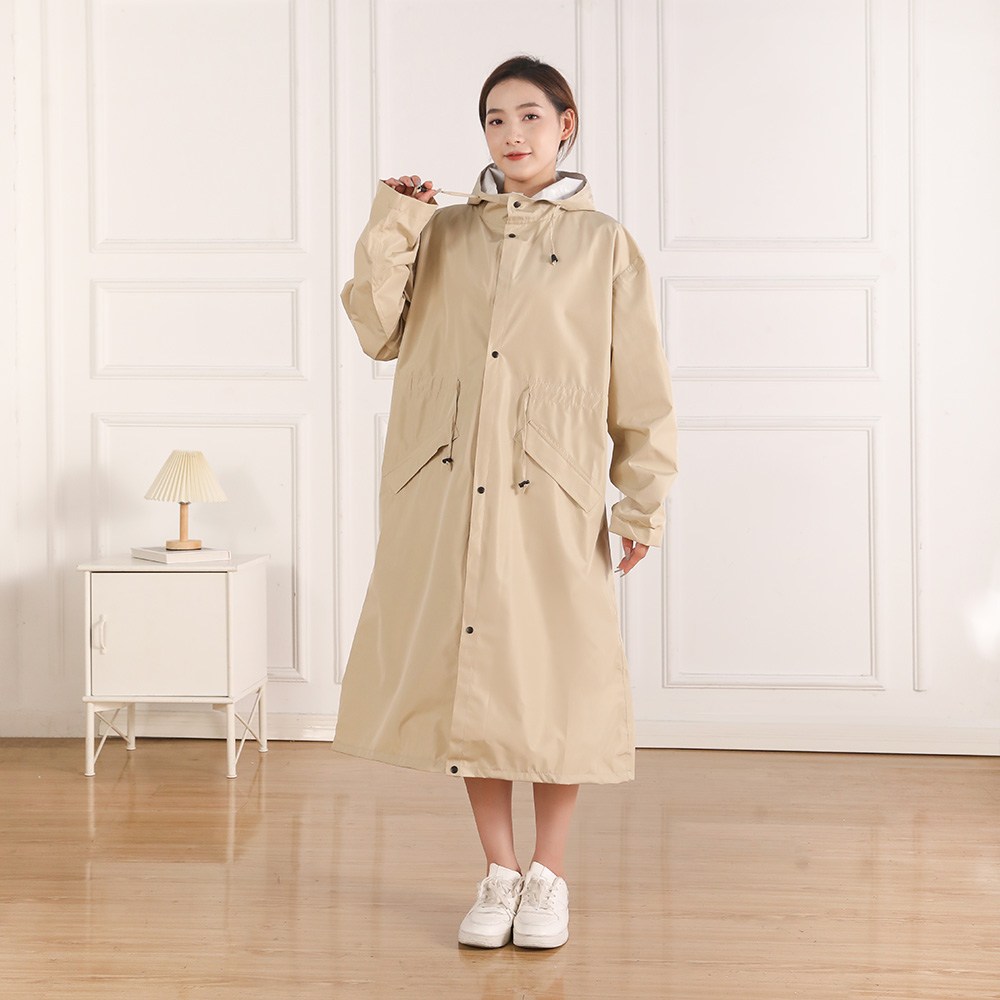 스패로우하우스 여성 레인코트 일체형 모자 허리 스트링 조절 등산 골프 여자 방수 성인 우비 비옷 17,900원