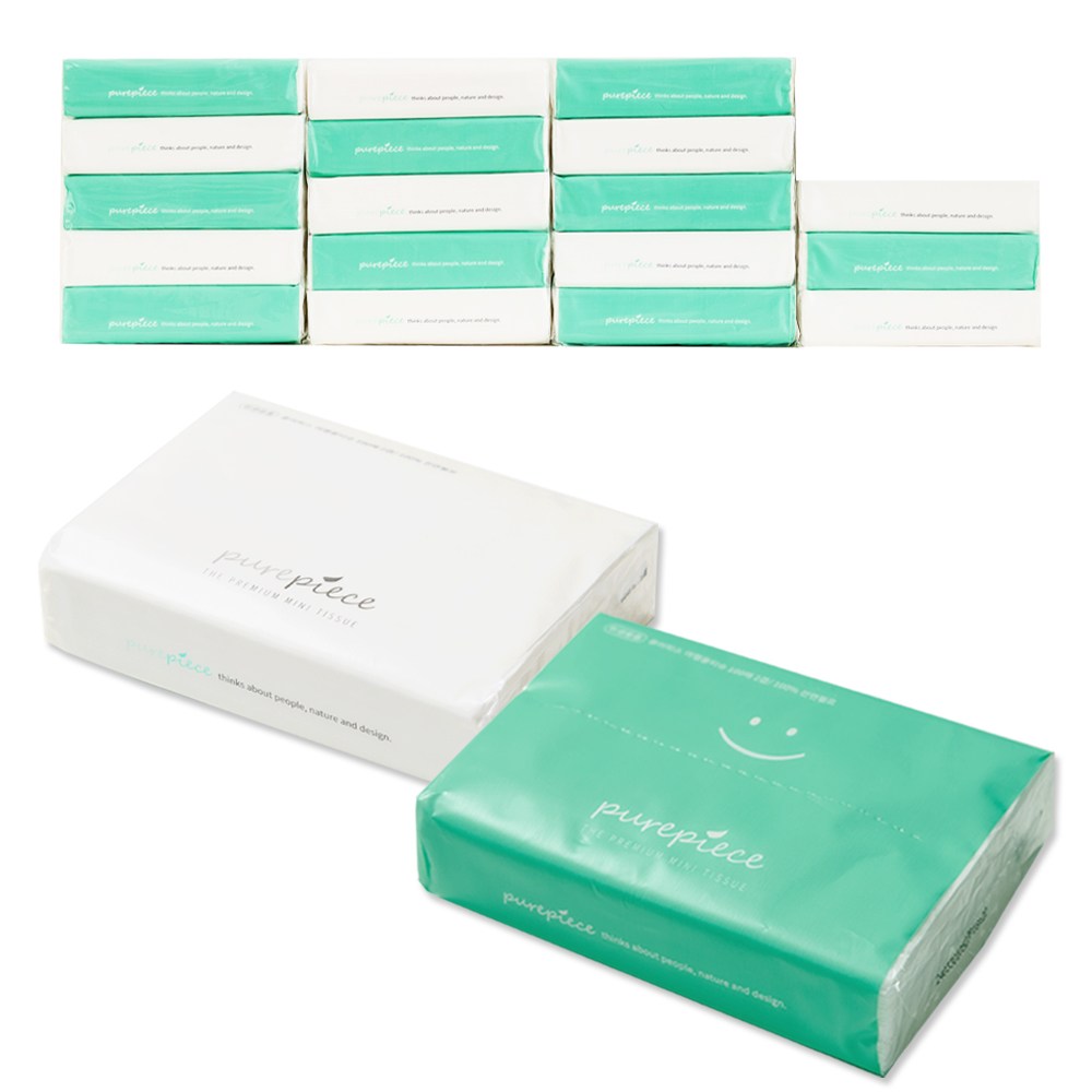 퓨어피스 먼지없는 여행용티슈, 20개, 100매입 12,900원