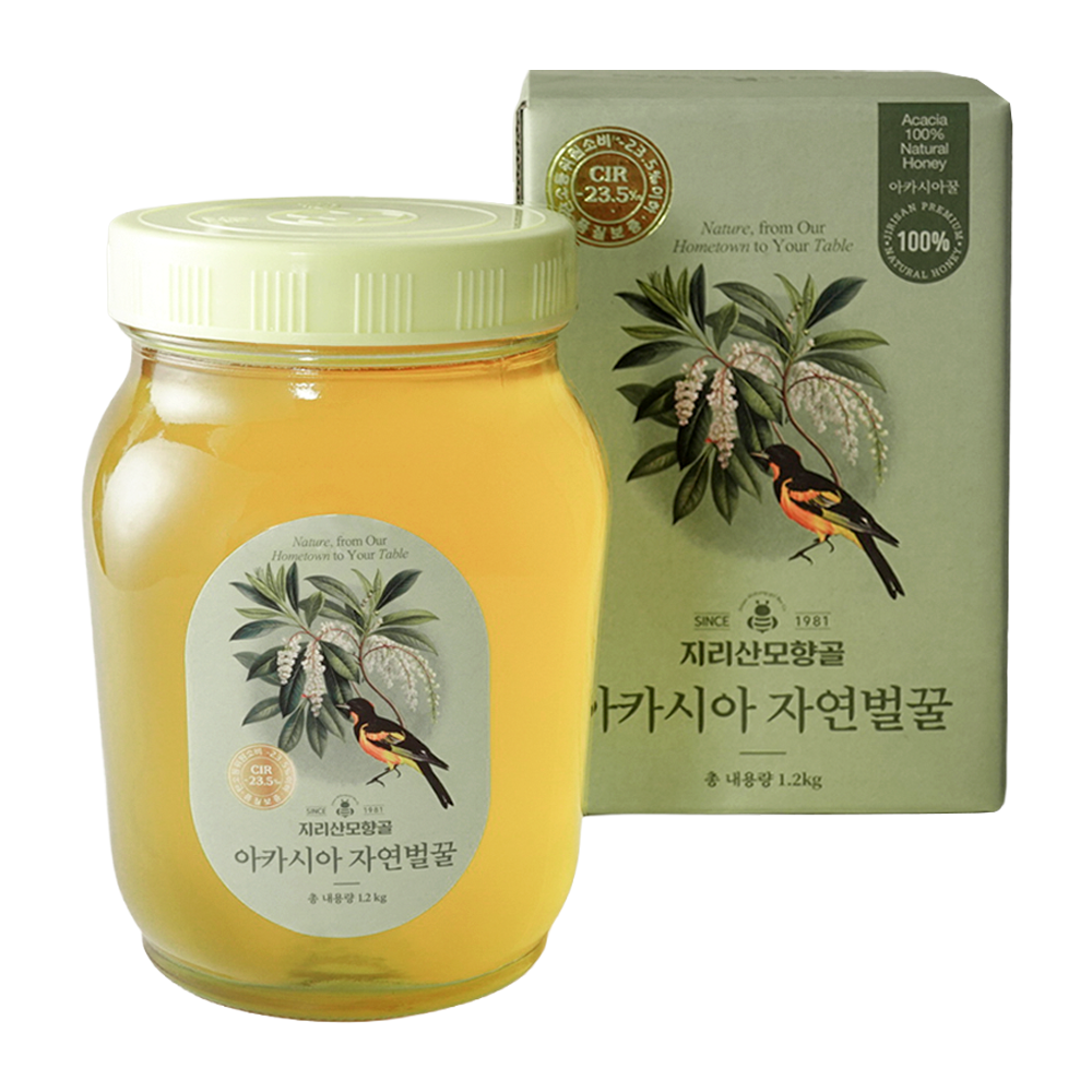 지리산모향골 국산 자연 병꿀, 아카시아꿀 2.4kg 61,000원
