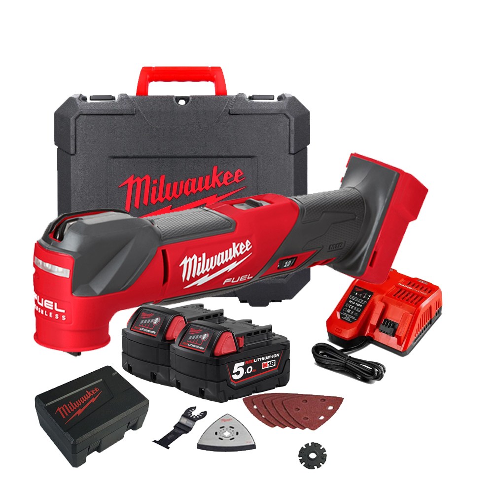 밀워키 M18 FMT-502X FUEL 충전 멀티커터 18V 5.0Ah 2팩 세트 468,500원