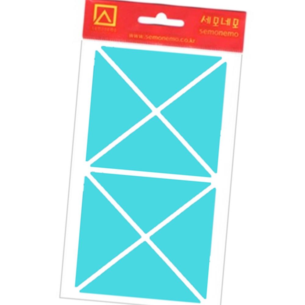 (올핀) [세모네모] 1000 모양견출지(세모) 10-326-1SB 7매 하늘 / 65*30 - 개 (1개입) 1,100원