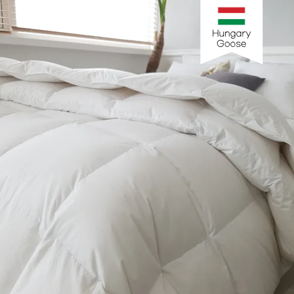 [국내생산 맞춤] 컴포플러스 헝가리 구스이불솜(솜털80%) 296,000원