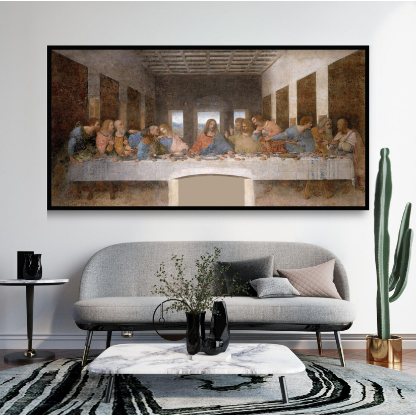 교회액자 레오나르도 다빈치 최후의만찬 그림 기독교 성당 교회 인테리어 액자, 우드 249,000원