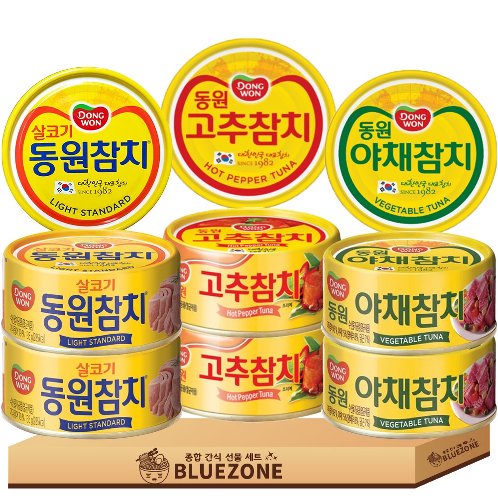 동원참치 90g 3종 B세트 (고추+야채+스탠다드)x3, 90g, 9개 26,800원