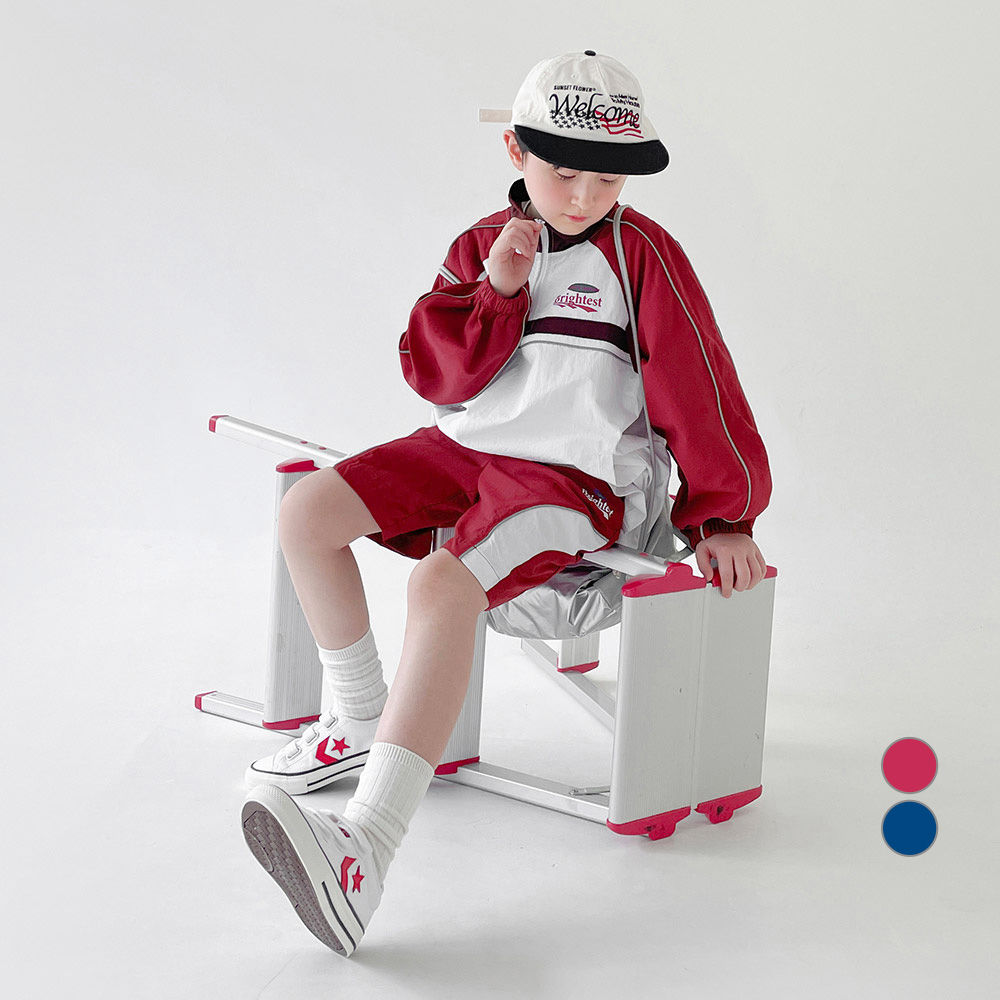 베리클로젯 남아 레이서 아노락 + 반바지 주니어 키즈 유아 상하복 세트 59,800원