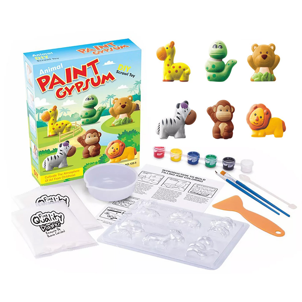 티처스 컬러링 석고모형 냉장고자석 만들기 세트, 동물, 1세트 6,980원