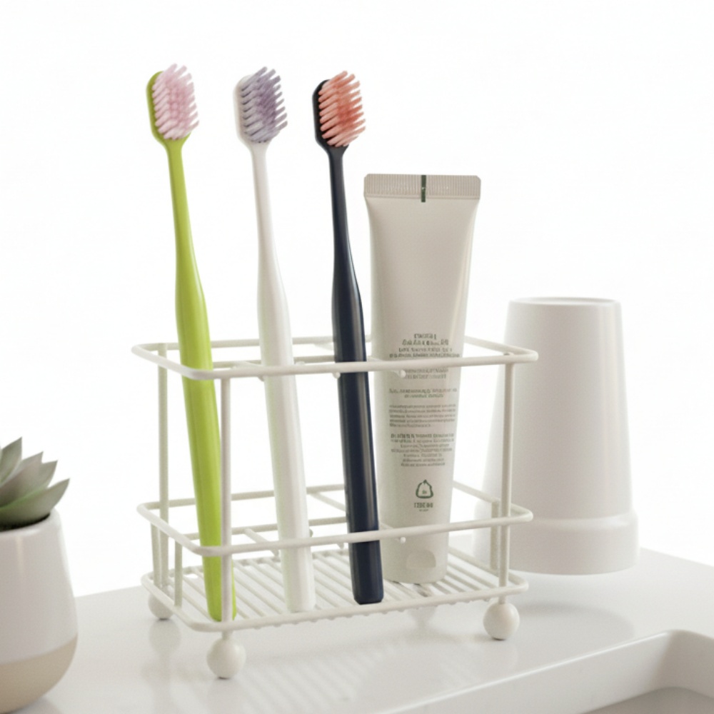 조아리빙 치솔걸이 거치대 양치컵 칫솔 거치대 무타공 칫솔걸이 벽걸이 겸용 8,900원