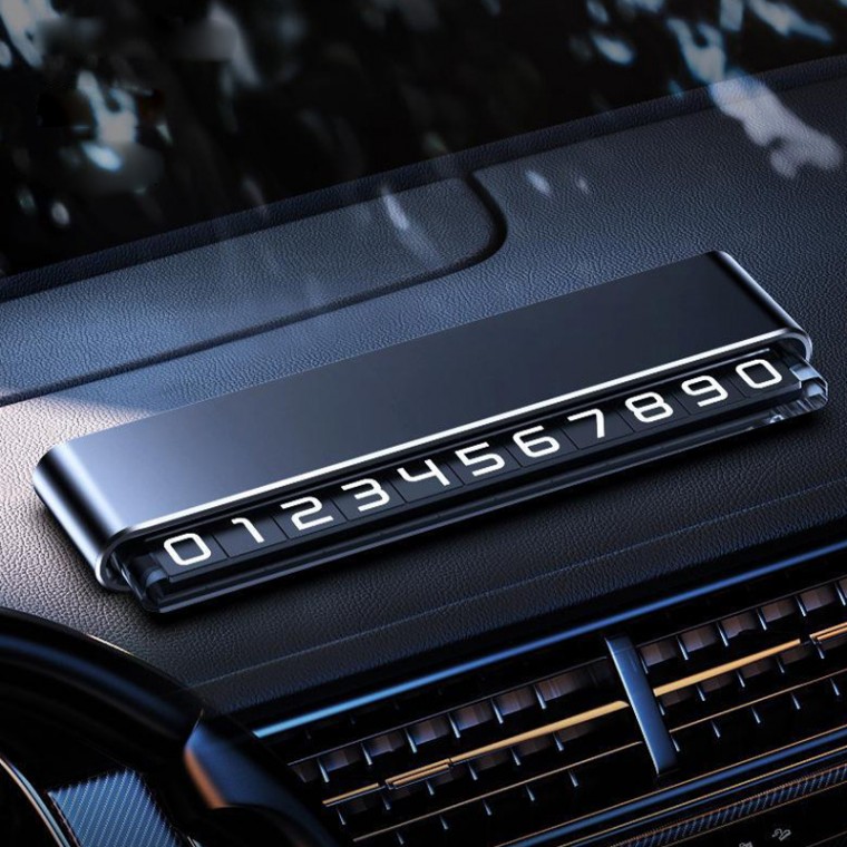 프라픽 주차전화번호판 자동차 시크릿 듀얼 메탈 알림 번호 14,700원