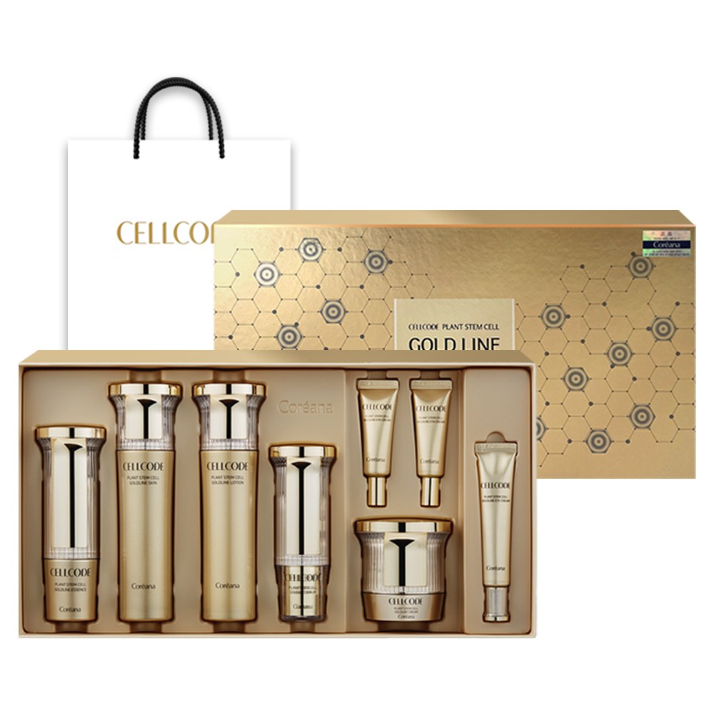 코리아나 셀코드 골드라인 8종세트 쇼핑백 + 사은품증정, 1세트 89,800원
