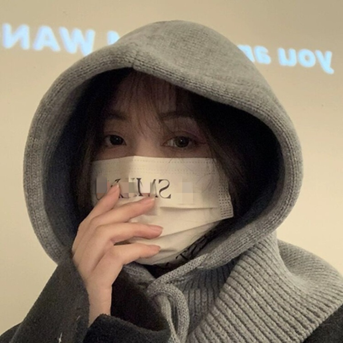 퓨어몰링 여성 겨울 바라클라바 방한 후드 넥워머 8,560원