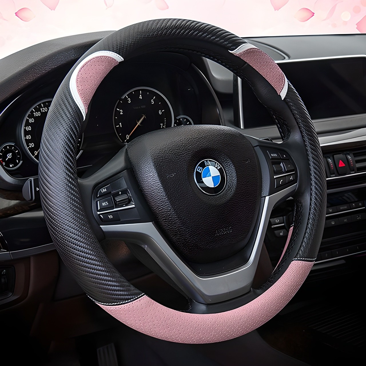 벤쿠쿠 TH-SDX1822 여성 가죽 캐릭터 자동차 핸들커버 13,060원