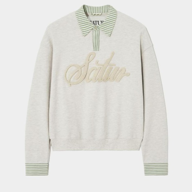 세터 남성용 아플리케 로고 커프스 면 스웨트셔츠 84,990원