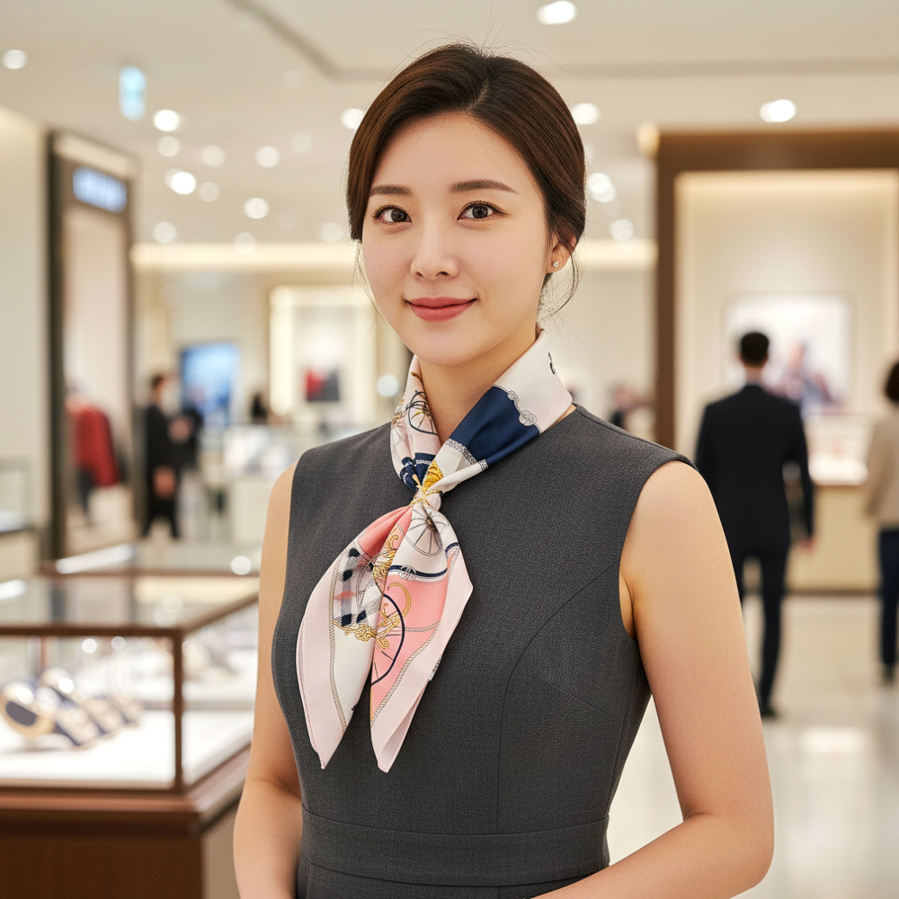 닥스 실크 쁘띠 스카프 56,800원