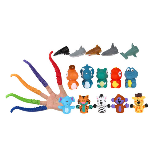 [캐스B]플레이 러버손가락인형 동물4종세트(1117set) 구연동화 유아 어린이 인형역할극 29,600원