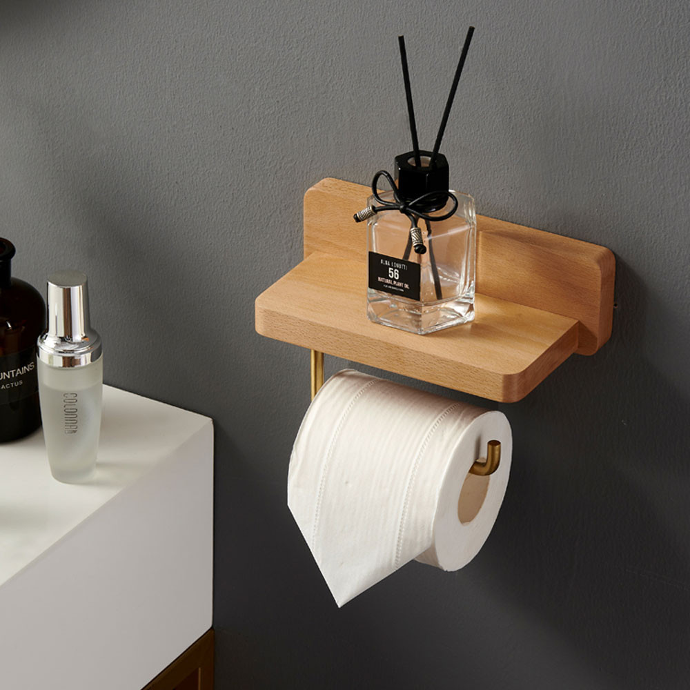무타공 우드 휴지걸이 호두나무 원목 휴지케이스 22,000원