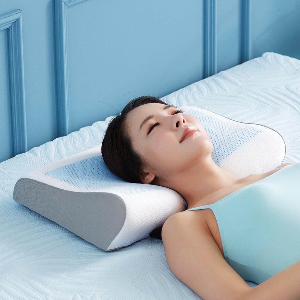 [1+1세트] 숙면 솔솔 냉감 여름 베개 쿨젤 메모리폼 경추베개 스르르 깊은잠 두피열 / 빠른배송 / 선물추천 / 쾌속건조 35,900원