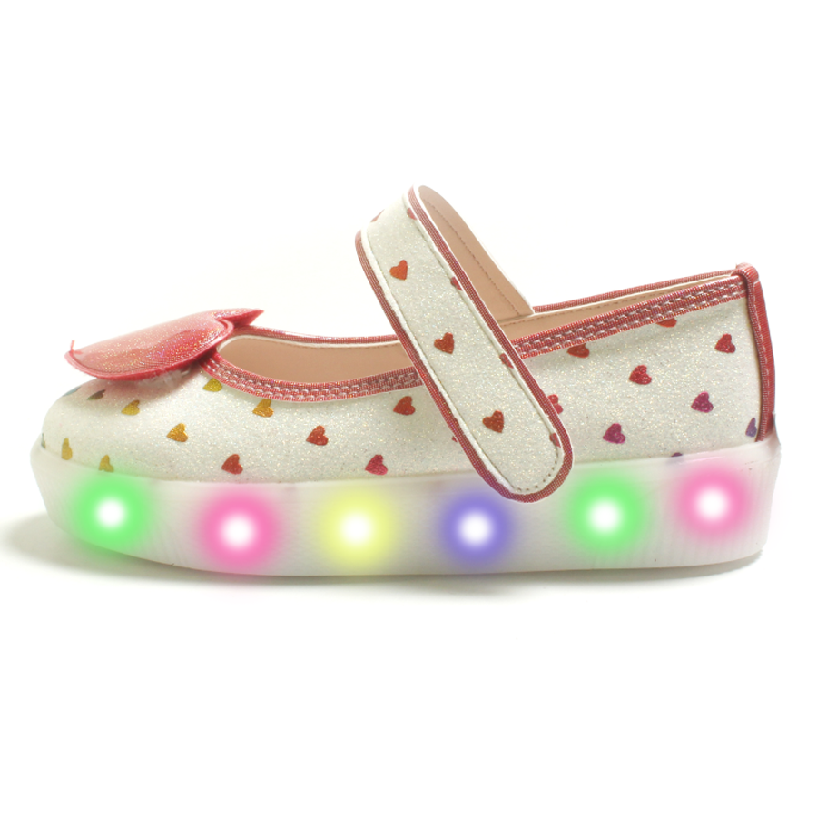 FROMBEBE 여아용 케이시 하트 LED 구두 39,000원