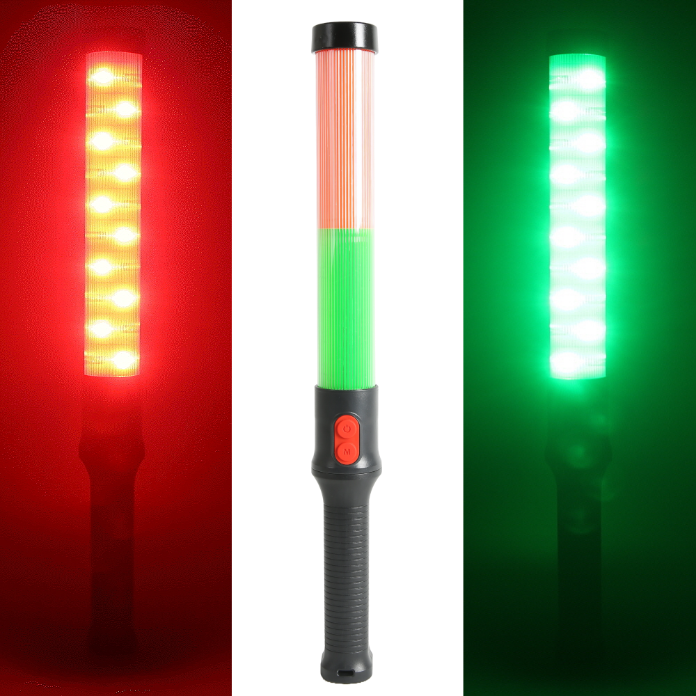전문가용 경광봉 SbP 신호봉제품 하나로 2컬러가 필요할 때 낮에도 잘 보이는 강력한 충전식 경광봉 레드&그린 무상A/S 1년, 1개, 레드그린 36,000원