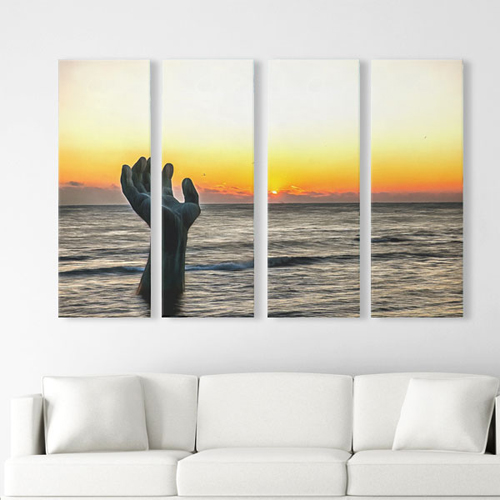 꾸밈데코_노프레임액자_노을지는풍경포항호미곶대형노프레임옆면까지출력박스형액자_세트(iv398)_인테리어액자벽장식월데코 291,340원