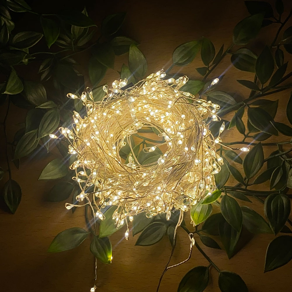 엘스토리몰 LED 지네전구 크리스마스 트리 와이어조명 웜색, 1개, 검정선 600구 + 컨트롤러(리모컨) + 1M연장선 39,500원