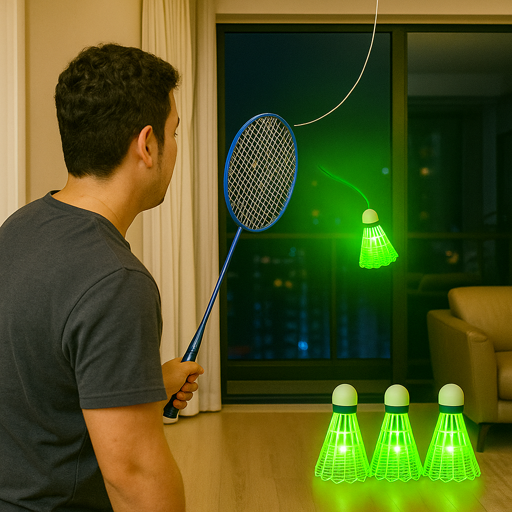 wiwivivi 실내 셀프 배드민턴 연습기 혼자하는 리턴볼 6,800원