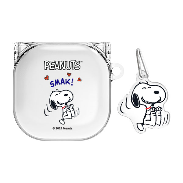 스누피 버즈라이브/버즈3/버즈3프로 클리어 케이스 +아크릴키링 세트, 빈티지 스누피 하루_행복, 버즈라이브(공용) 16,500원