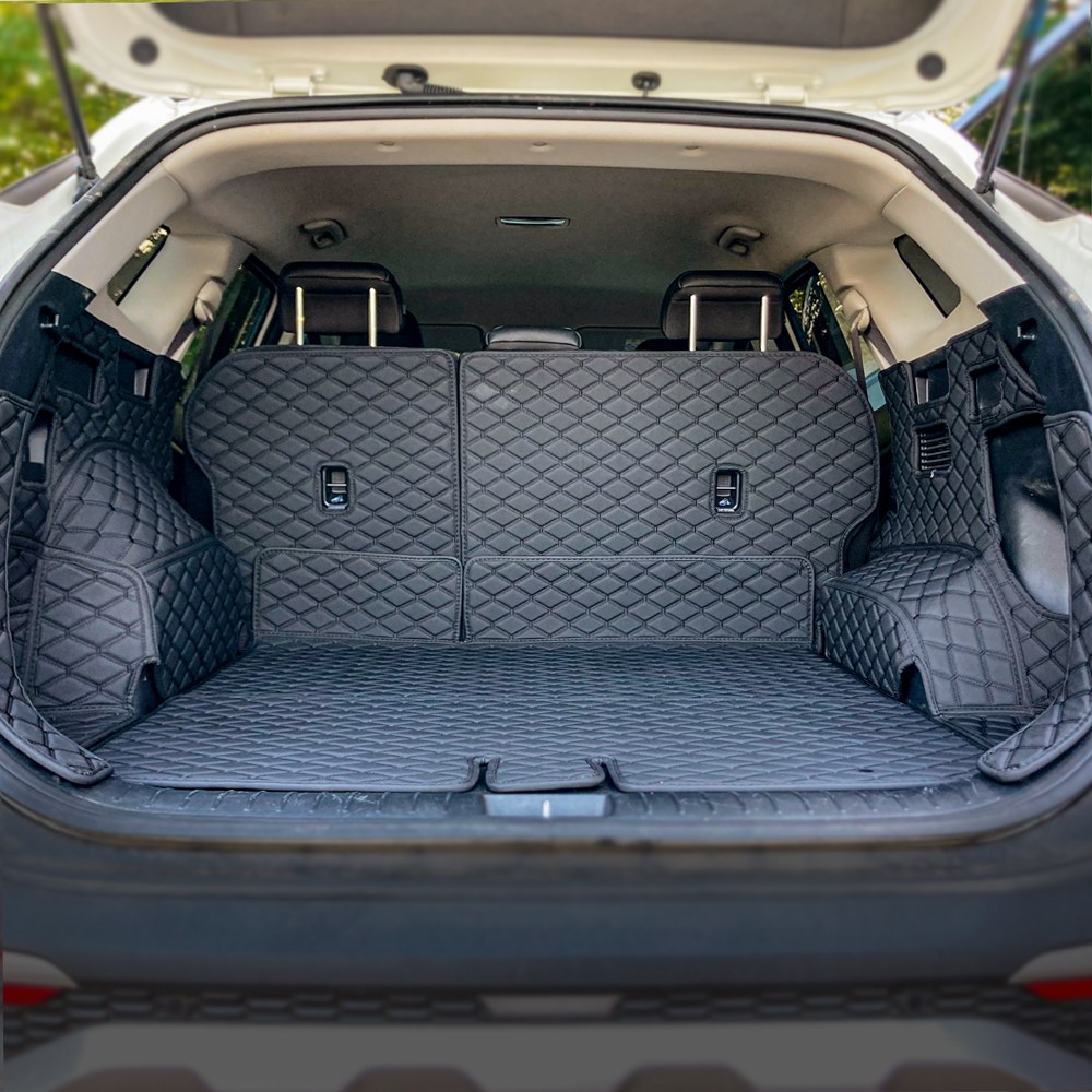 [모트라이너] 퀼팅 가죽 자동차 트렁크매트 풀커버+트렁크도어매트 기아 카니발 139,000원
