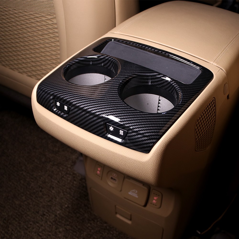 유투카 호환 더뉴 올뉴 카니발 하이리무진 실내 튜닝 2열 컵홀더 커버 우드 카본 패턴 몰딩 차량 인테리어 용품 30,000원