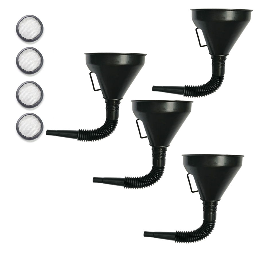 ab 한길 엔진오일 냉각수 주유 자바라 깔대기 오토바이 자동차, 4개, 블랙 2,600원