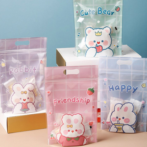 미미파티 감성 귀여운 구디백 손잡이 지퍼백 포장 봉투 6,500원