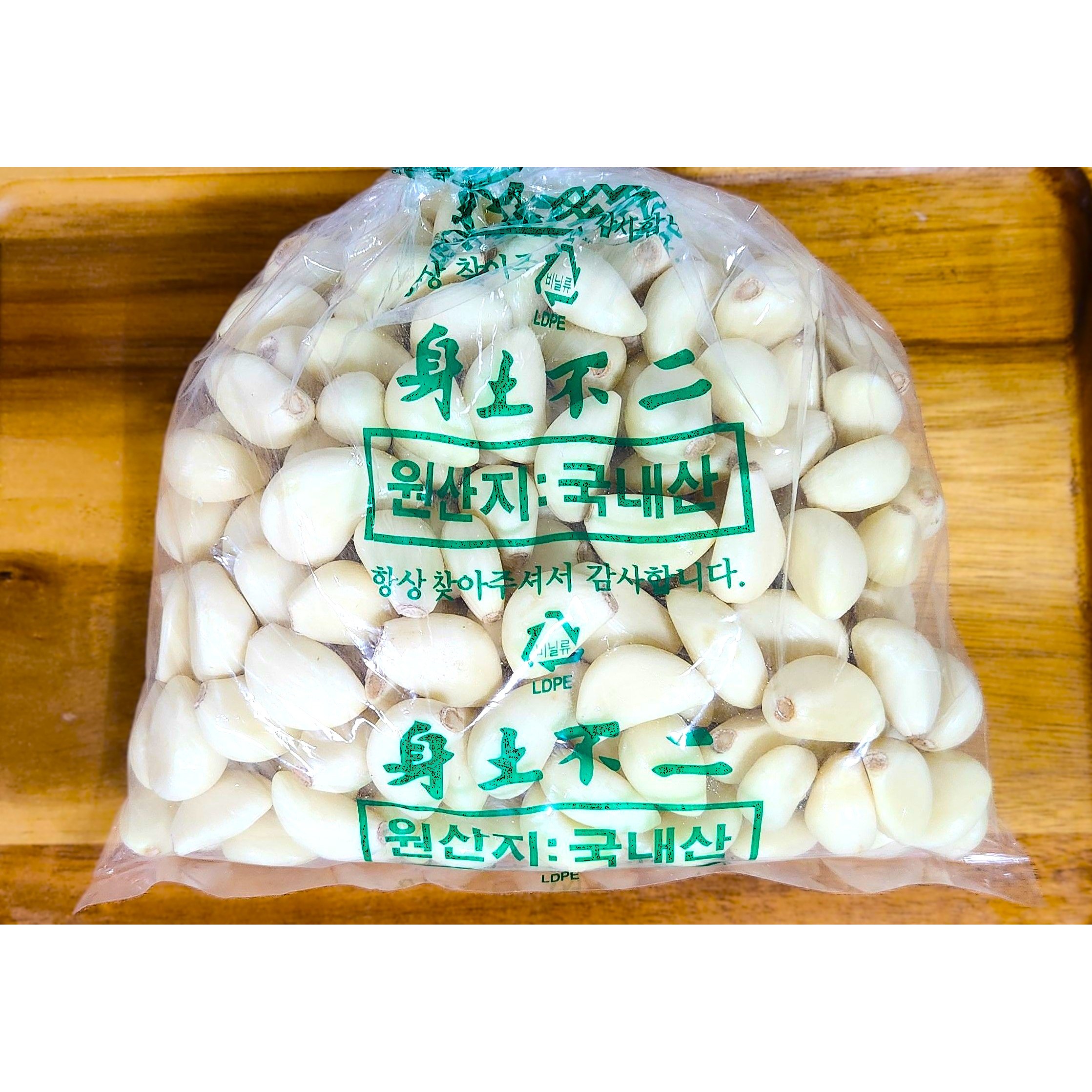 국내산 의성 깐마늘(중), 1개, 200g 6,000원