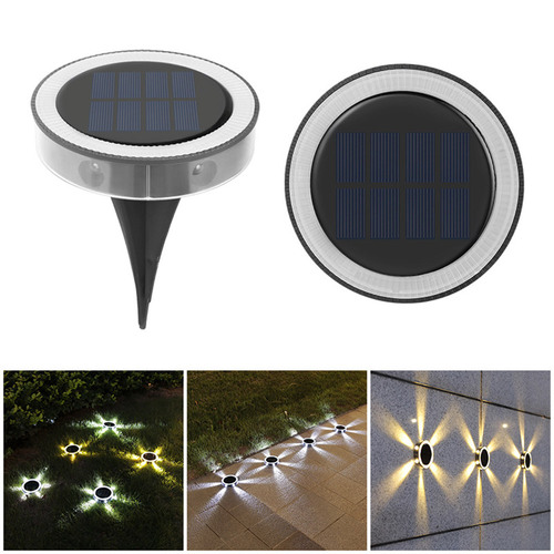 태양광 정원등 4개입 6LED 바닥등 원형 매립등 벽등 정원등 24,800원