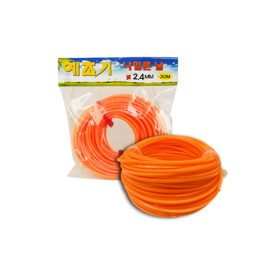 예초기날 줄 나일론 대원 사각 2.7mm x 30m 5,500원