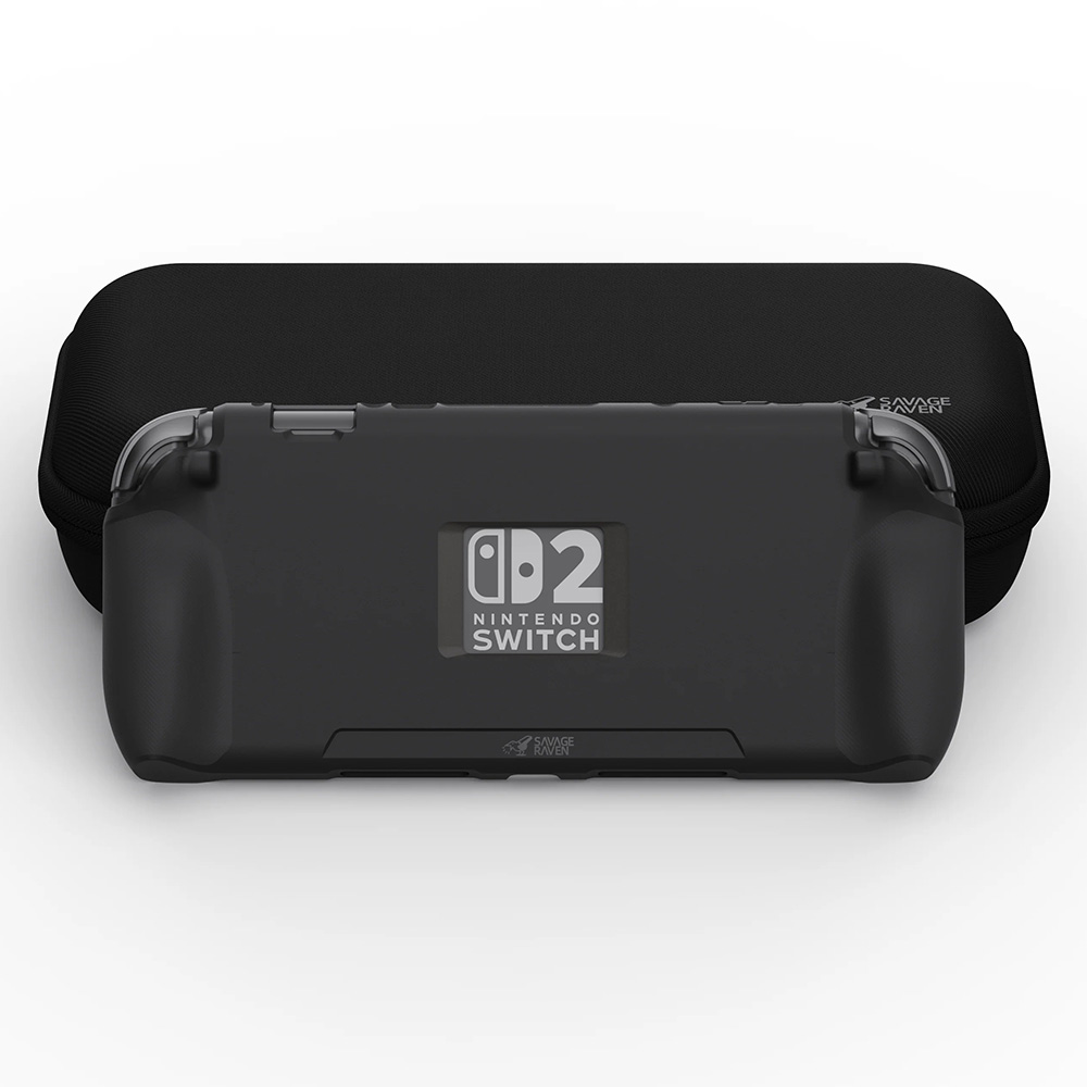 스컬앤코 닌텐도 스위치2 케이스 스탠드 그립 케이스 + EDC 파우치 가방 세트, 1세트, 제트블랙, 스탠드그립케이스+파우치 43,000원