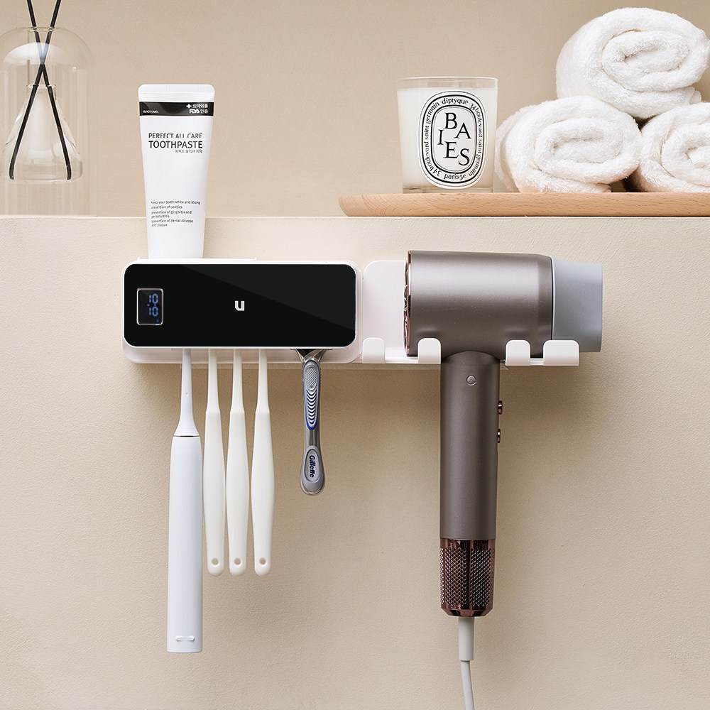 유토렉스 루미드 드라이기 거치대 가정용 UV 무선 면도기 건조기 소독 히팅 칫솔 살균기 39,900원